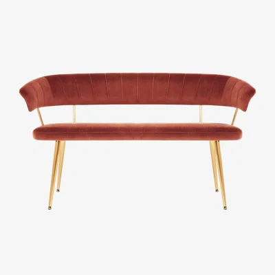 Dunelm Kendall Bench Seat Rose (Pink)