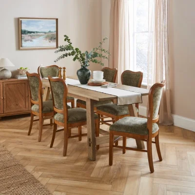 Dunelm Betty Dining Chair, Soft Chenille