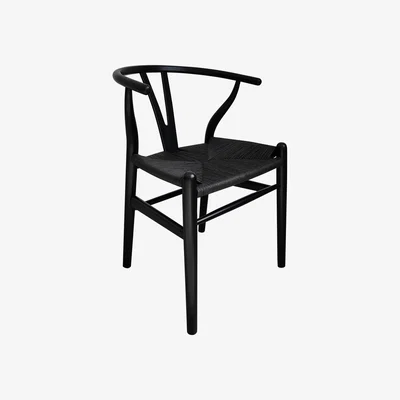 Dunelm Lara Black Chair Black