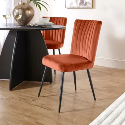 Dunelm Taylor Dining Chair, Velvet