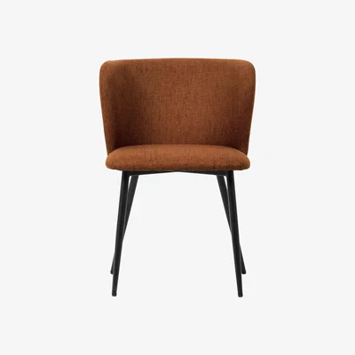 Dunelm Mandy Dining Chair Orange