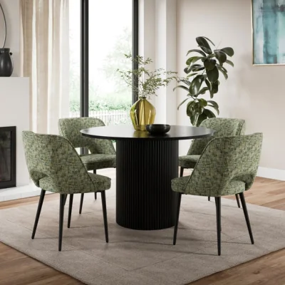 Dunelm Lillia Multicoloured Chenille Dining Chair