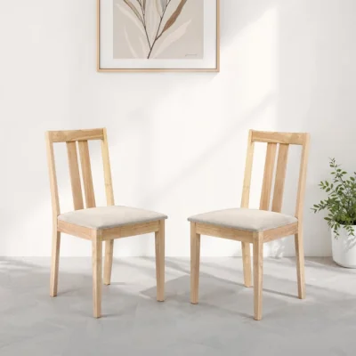 Dunelm Return - Rufford Set Of 2 Rufford Dining Chairs, Faux Suede