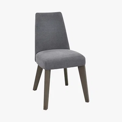 Dunelm Cadell Set of 2 Dining Chairs Blue Fabric Blue