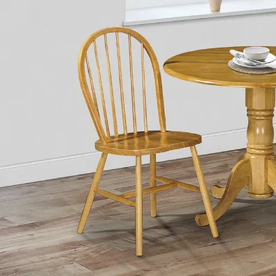 Dunelm Windsor Set of 4 Dining Chairs Pine