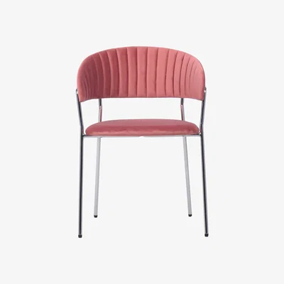 Dunelm Turin Dining Chair Rose (Pink)
