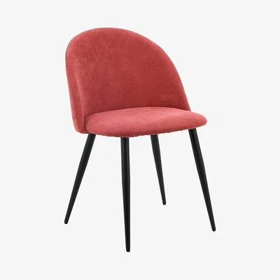 Dunelm Astrid Chair Cord Coral
