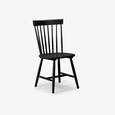 Dunelm Torino Set of 4 Chairs Black Black