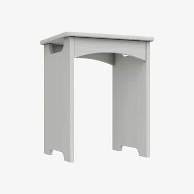 Dunelm Ethan White Stool White
