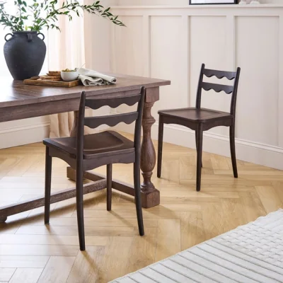 Dunelm Jovie Dining Chair, Beech Wood