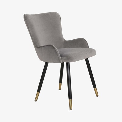 Dunelm Corrine Carver Chair Grey