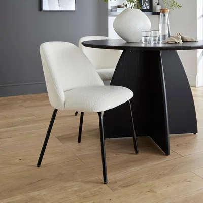 Dunelm Delaney Dining Chair, Boucle