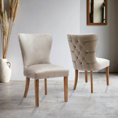 Dunelm Return - Set of 2 Indus Valley Aero Upholstered Dining Chairs