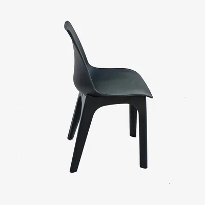 Dunelm Eolo Pack of 2 Matte Chairs Grey