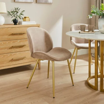 Dunelm Blair Dining Chair, Chenille