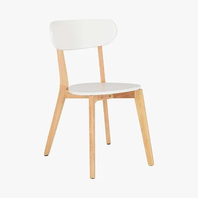 Dunelm Julius Set of 2 Dining Chairs White