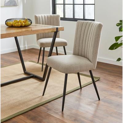 Dunelm Taylor Dining Chair, Natural Fabric Natural