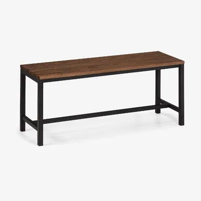 Dunelm Tribeca Dining Bench Walnut Brown