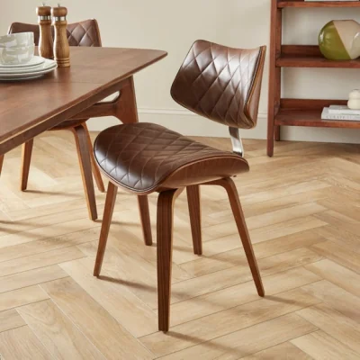 Dunelm Remy Dining Chair, Faux Leather