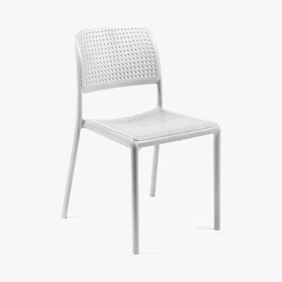 Dunelm White Set of 2 Nardi Bistro Chairs White