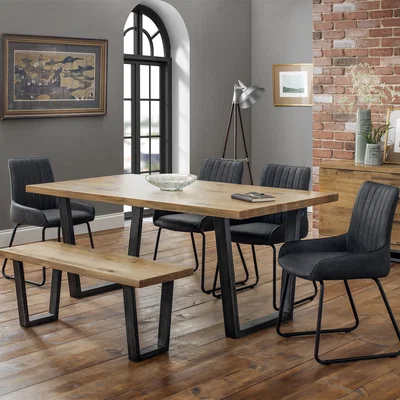 Dunelm Soho Set of 2 Dining Chairs Black