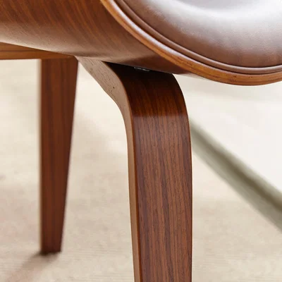 Dunelm Modena Dining Chair, Faux Leather Tan