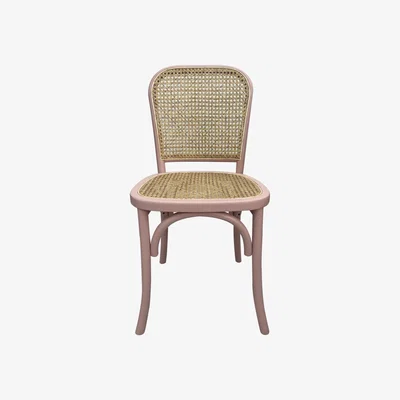 Dunelm Tulle Dining Chair Blush