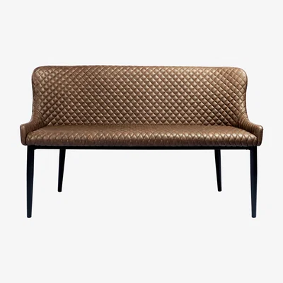 Dunelm Montreal Large Dining Bench Seat Brown