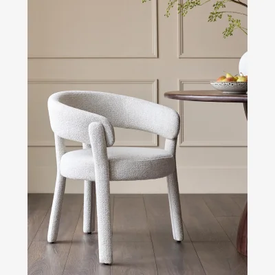 Danetti Anya natural fabric dining chair
