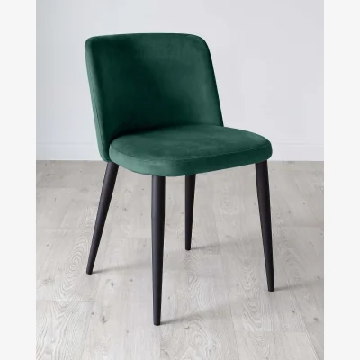 Danetti Trinny Dark Green Velvet Dining Chair