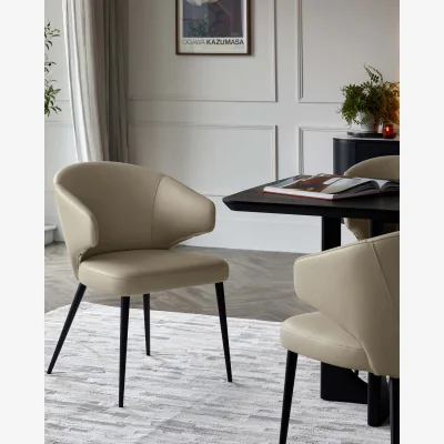 Danetti Landon natural leather dining chair