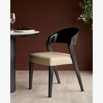 Danetti Enzo natural leather dining chair