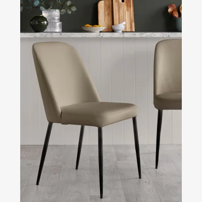 Danetti Deco natural leather dining chair
