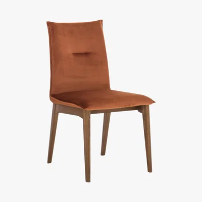 Furniture Village Calligaris - Onyx Maya Pair of Dining Chairs - Orange