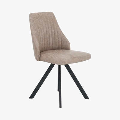 Furniture Village Aquila Pair of Swivel Dining Chairs