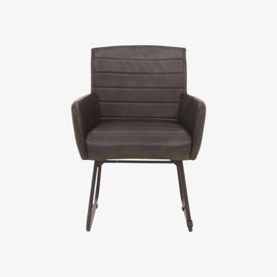 Furniture Village Sam Leather Dining Chair - Grey