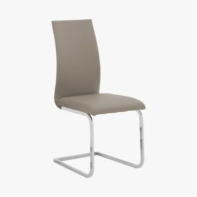 Furniture Village Malibu Pair of Dining Chairs - Beige