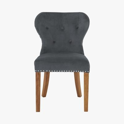 Furniture Village Chennai Upholstered Dining Chair - Grey