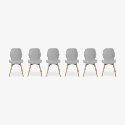Furniture Village Stockholm Set of 6 Upholstered Dining Chairs