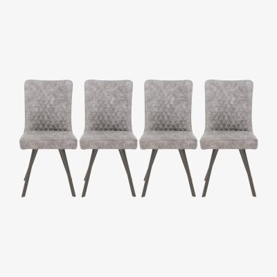 Furniture Village Earth Set of 4 Dining Chairs - Platinum