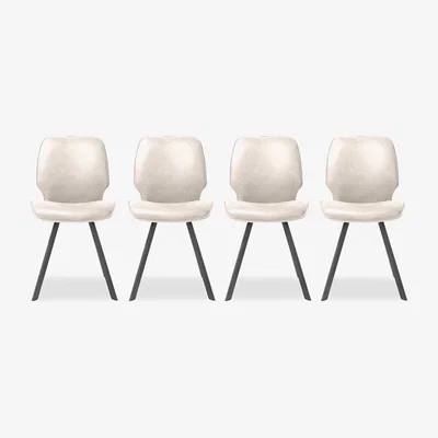 Furniture Village Habufa - Montreal Semmi Set of 4 Dining Chairs - Kiezel