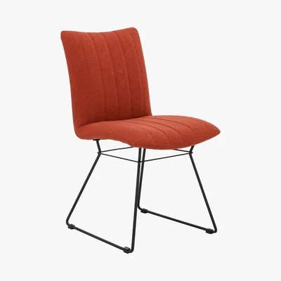 Furniture Village Ace Pair of Dining Chairs - Orange