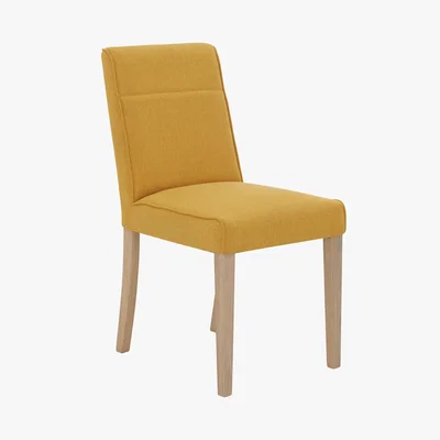 Furniture Village Hammersmith Pair of Dining Chairs - Yellow