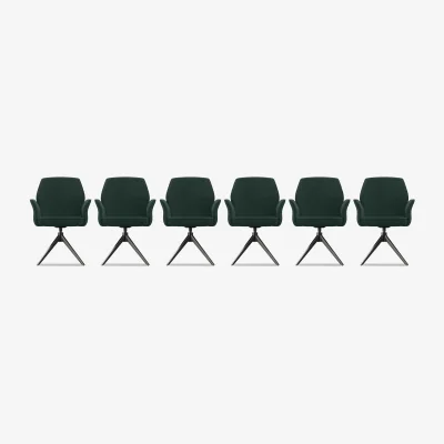 Furniture Village Julio Set of 6 Dining Arm Chairs