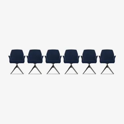 Furniture Village Julio Set of 6 Dining Arm Chairs