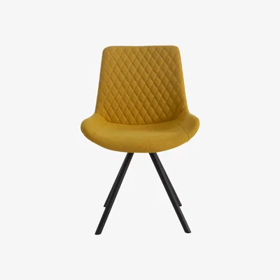 Furniture Village Rocket Dining Chair - Saffron Yellow