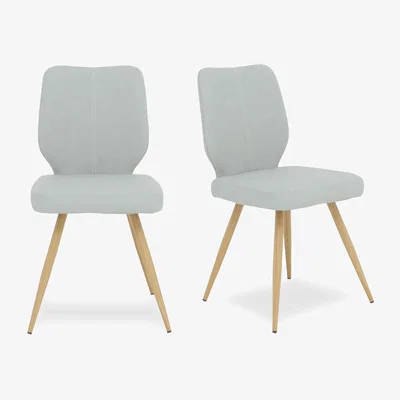 Furniture Village Jonah Pair of Faux Leather Dining Chairs