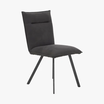 Furniture Village Moon Pair of Dining Chairs - Black