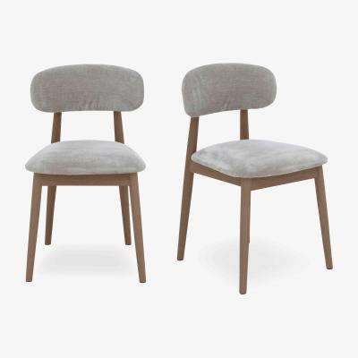 Furniture Village Stockholm Pair of Wooden Dining Chairs