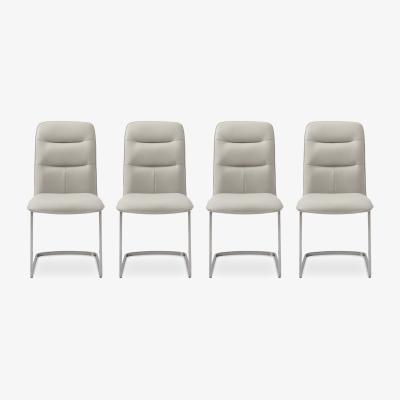 Furniture Village Cashmere Set of 4 Dining Chairs - Taupe